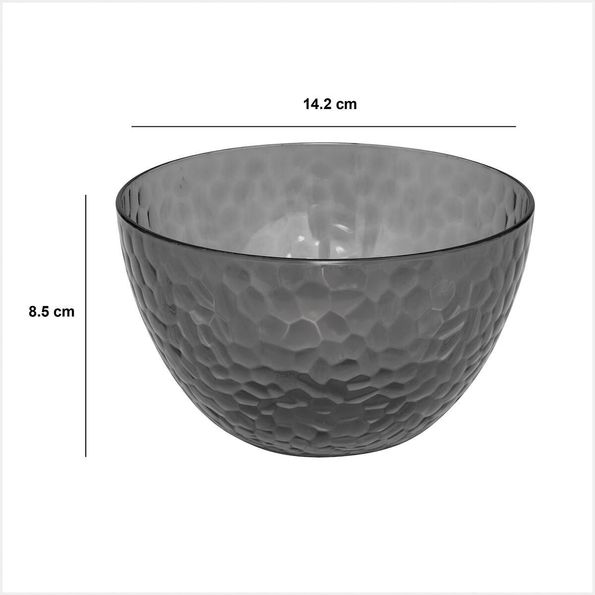 Saladeira ESTIVA cinza 14cm