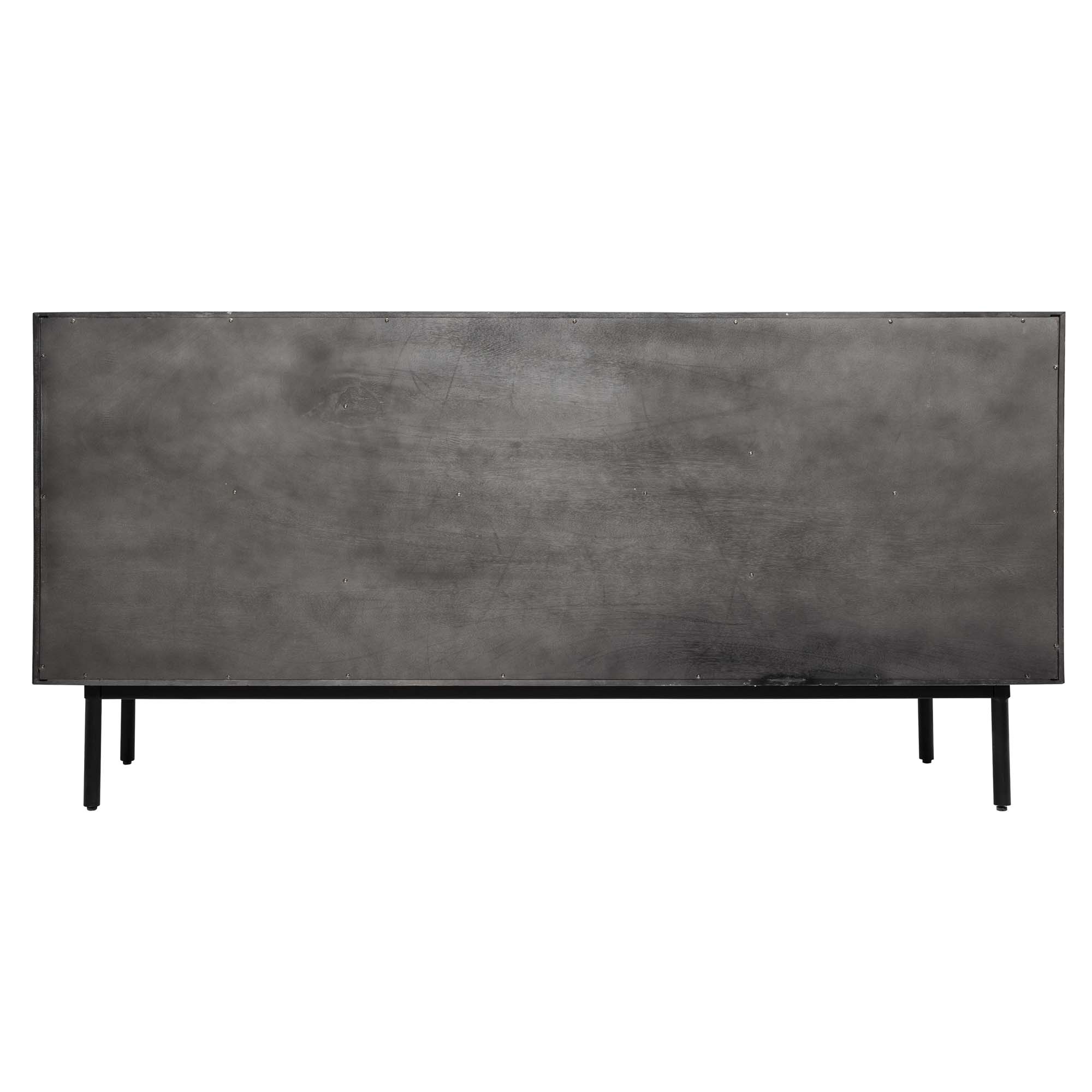 Aparador Cinza Escuro Cioco Com 2 Portas Ac&aacute;cia