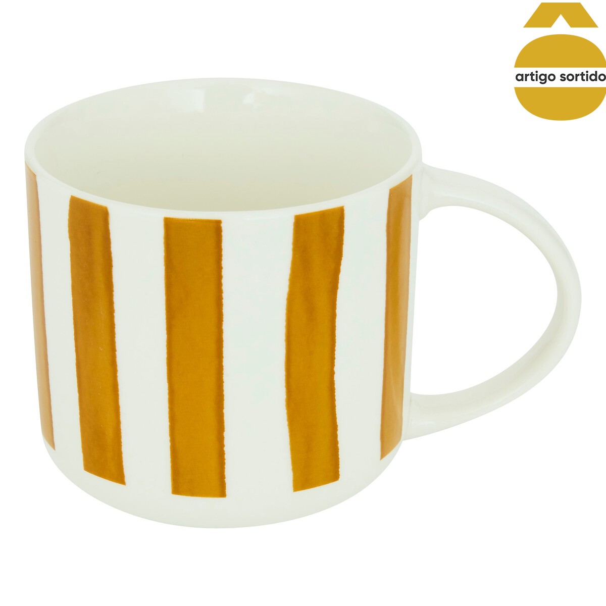 Caneca CHERI multicolor em porcelana 34cl