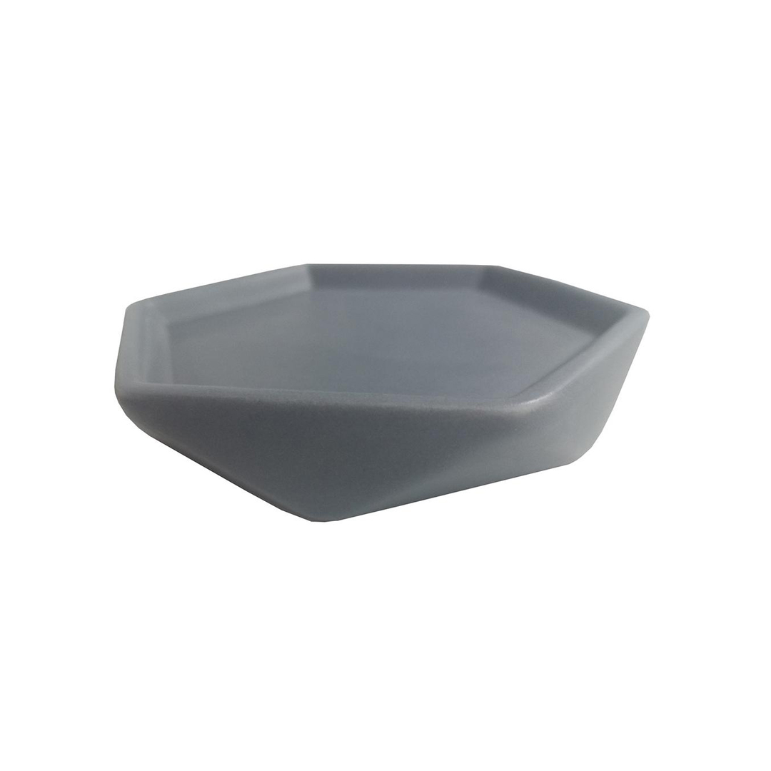 Saboneteira wc cinza