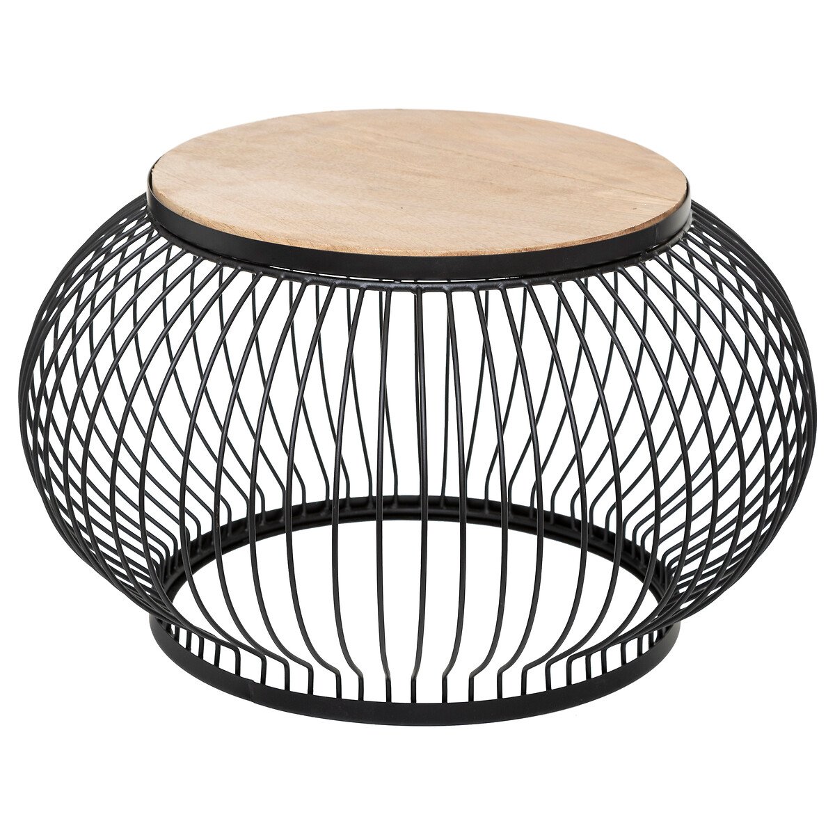 Conjunto de 2 mesas de centro GEN&Eacute;RIQUE pretas