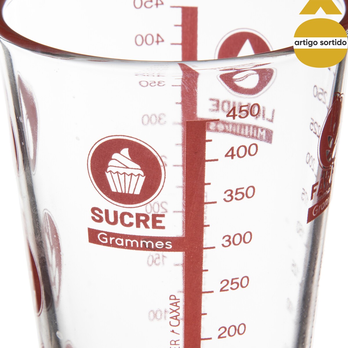 Copo medidor em vidro 50cl