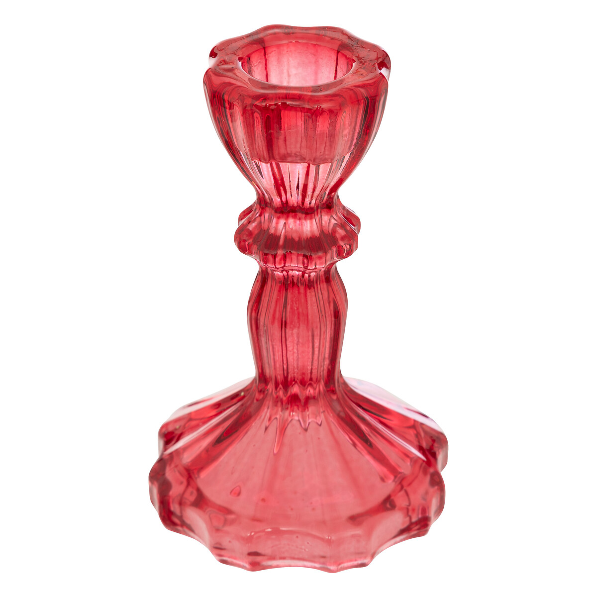 Casti&ccedil;al vermelho em vidro 11cm