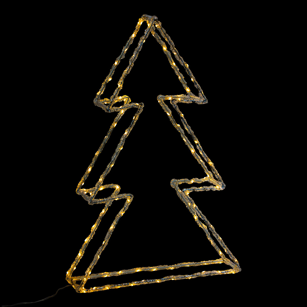 &Aacute;rvore de Natal luminosa com 120 leds branco quente