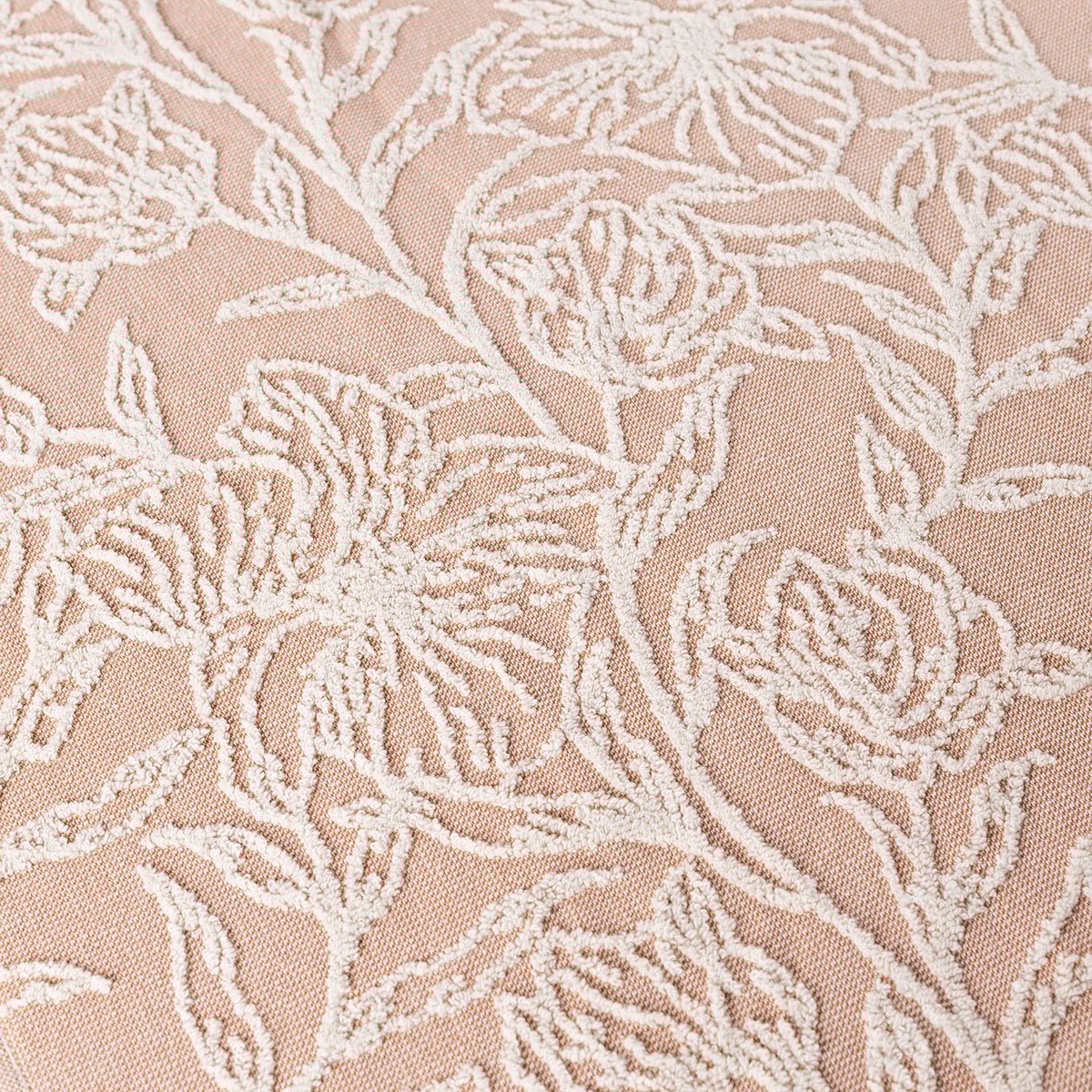 Toalha de m&atilde;os SAVANA salm&atilde;o e cru 50x100cm