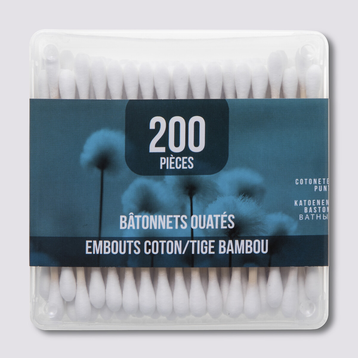 Cotonetes em bambu