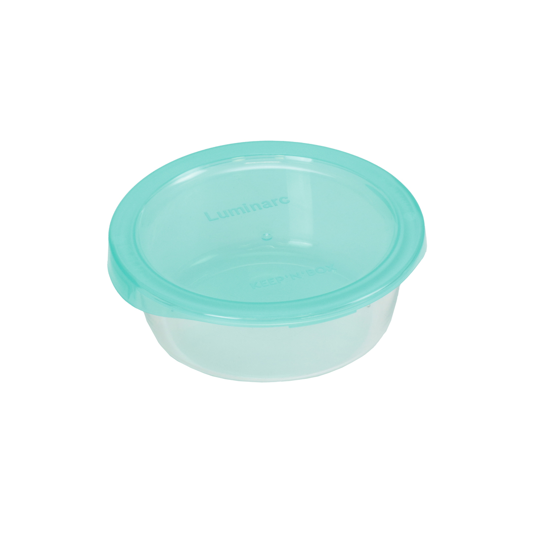 Caixa de vidro redonda com tampa 92cl