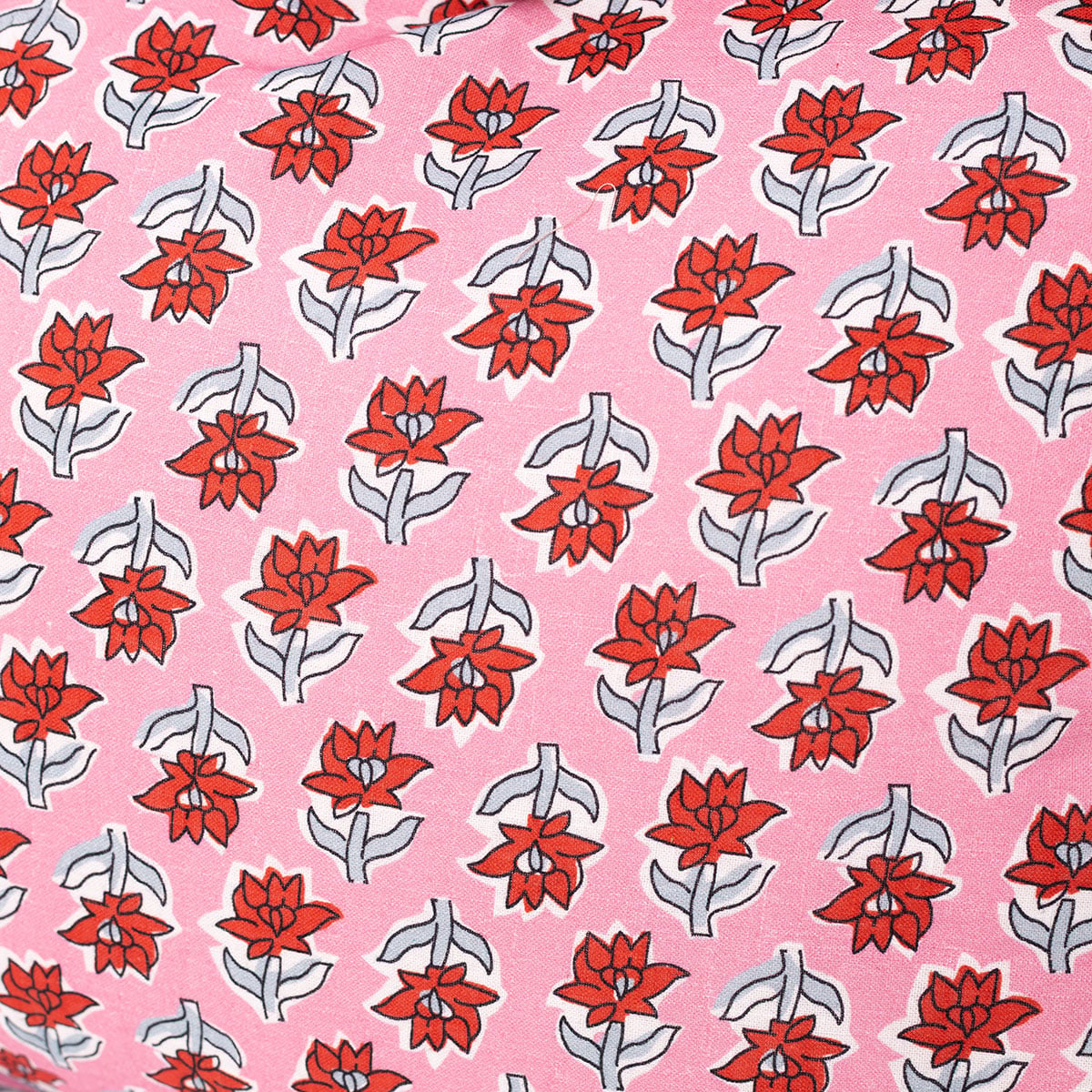 Almofada YUCATAN floral com folhos 35x60xm