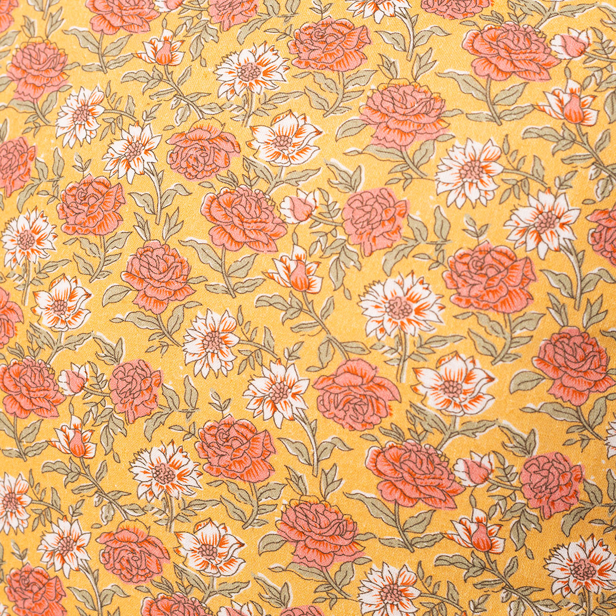 Almofada YUCATAN com rosas 45x45cm