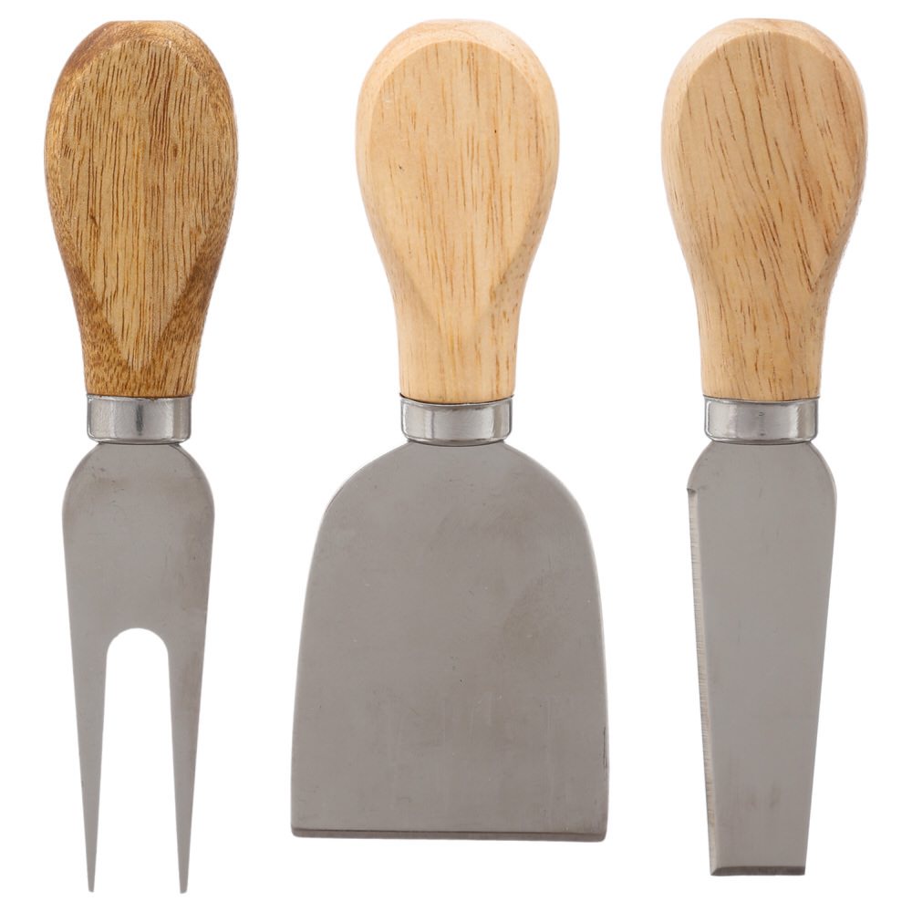 T&aacute;bua para queijos com 3 facas