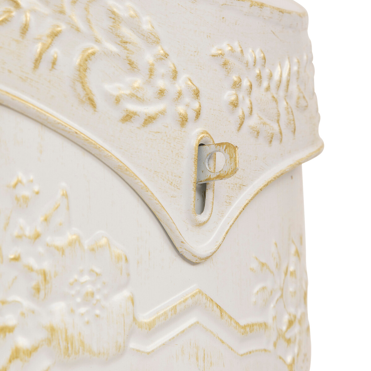 Caixa de correio TINO em ferro branco 28x9x40cm