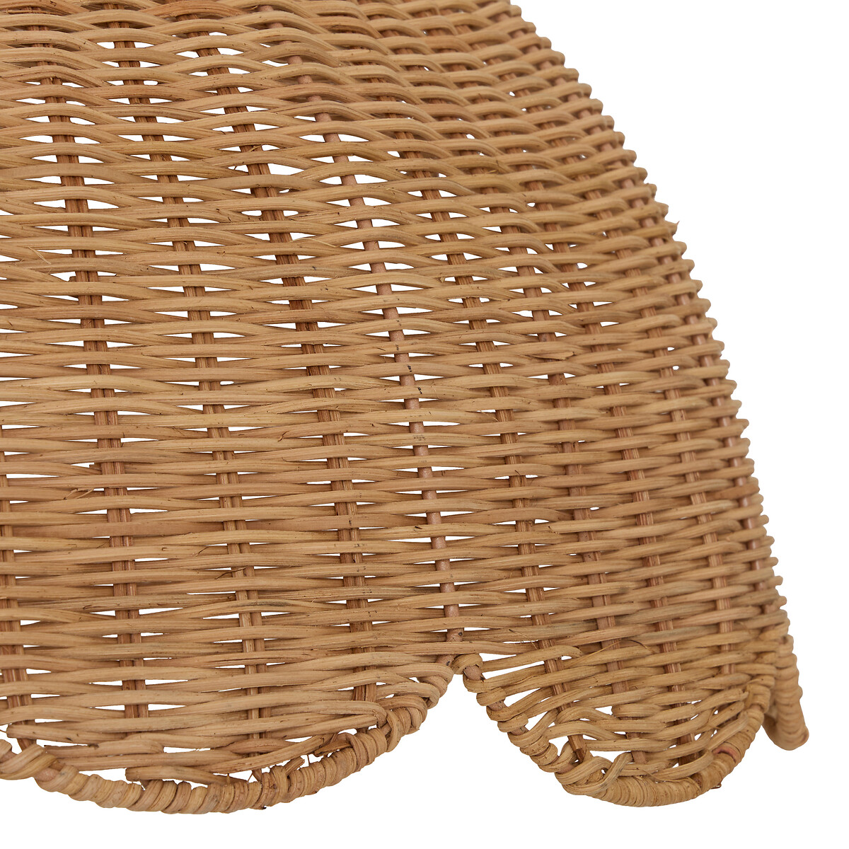 Candeeiro de teto MONA castanho em juta 58cm