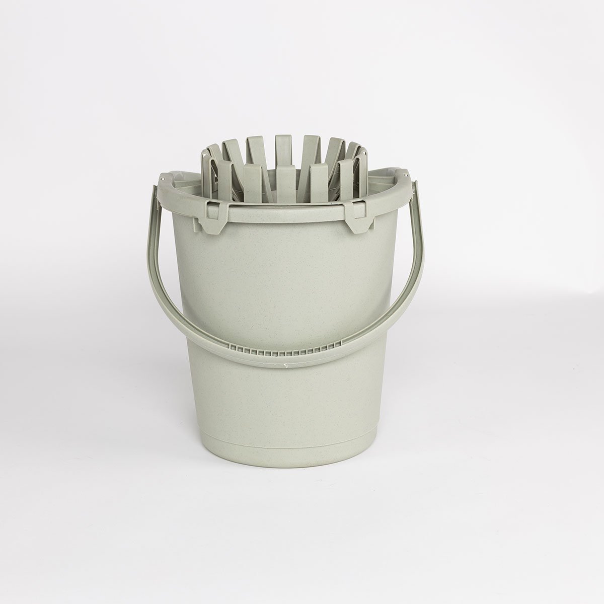 Balde verde com espremedor 16L