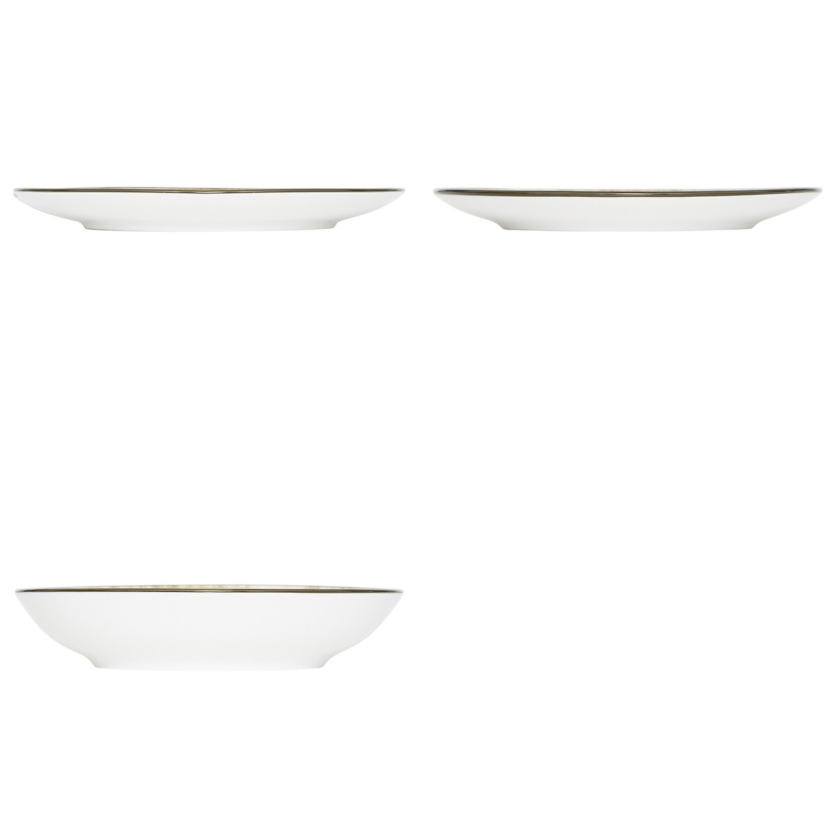 Servi&ccedil;o de mesa 12 pe&ccedil;as SOPHIE castanho