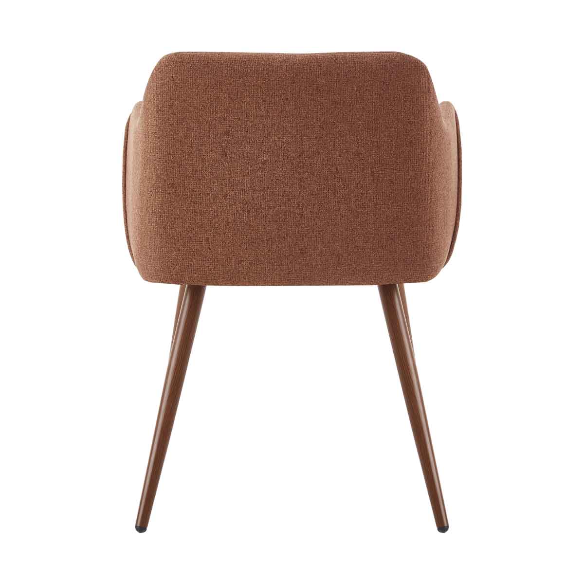 Cadeirão ALDRIDGE em tecido terracota