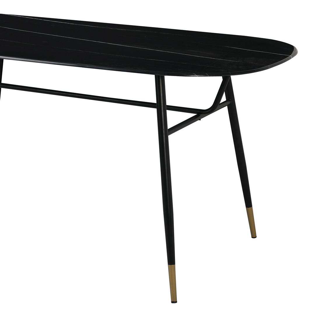 Mesa De Jantar Avenir Com Tampo Em Vidro 