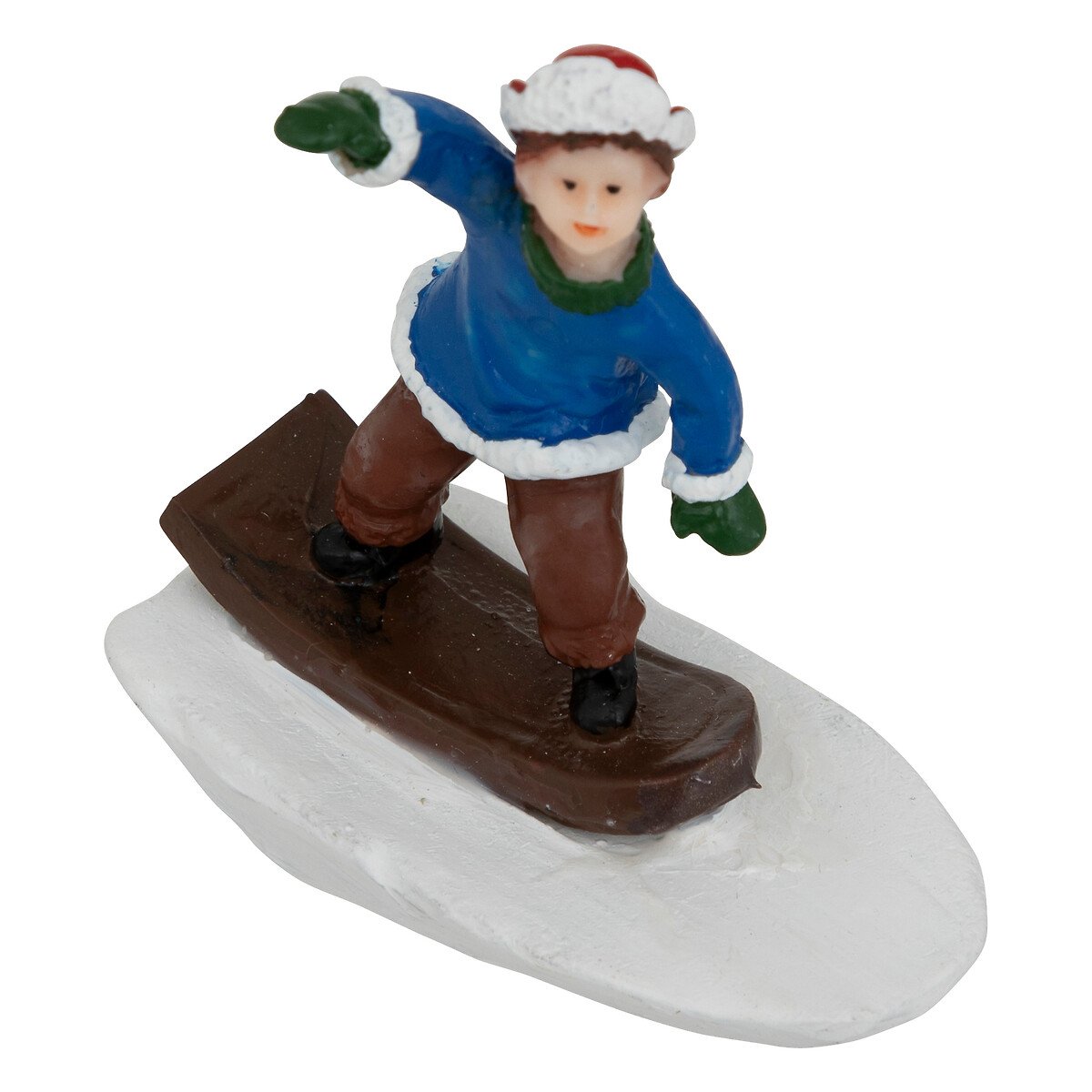 Conjunto de 6 peças decorativas para aldeia 21x24cm,  Conjunto de 6 peças decorativas para aldeia 21x24cm