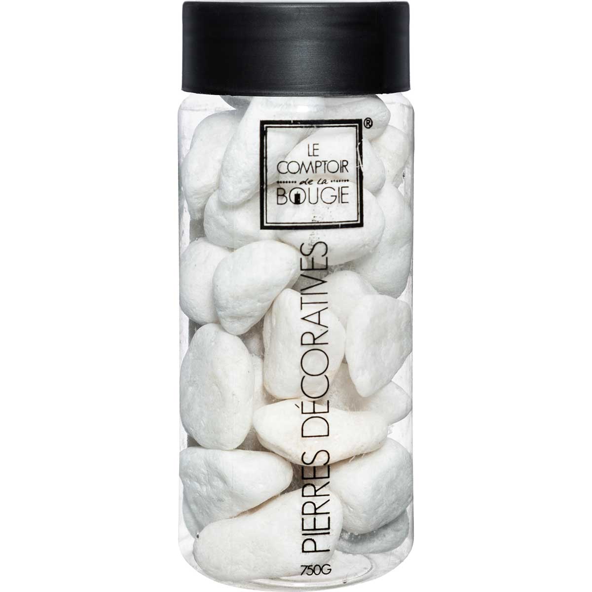 Pedras decorativas brancas grandes 750gr