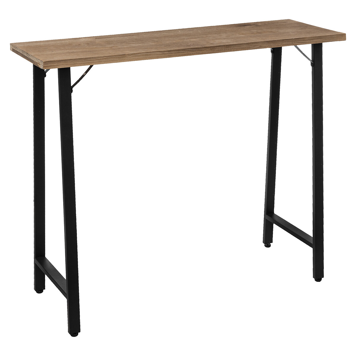 Conjunto de bar HAZEL mesa e 2 bancos preto,  Conjunto de bar HAZEL mesa e 2 bancos preto