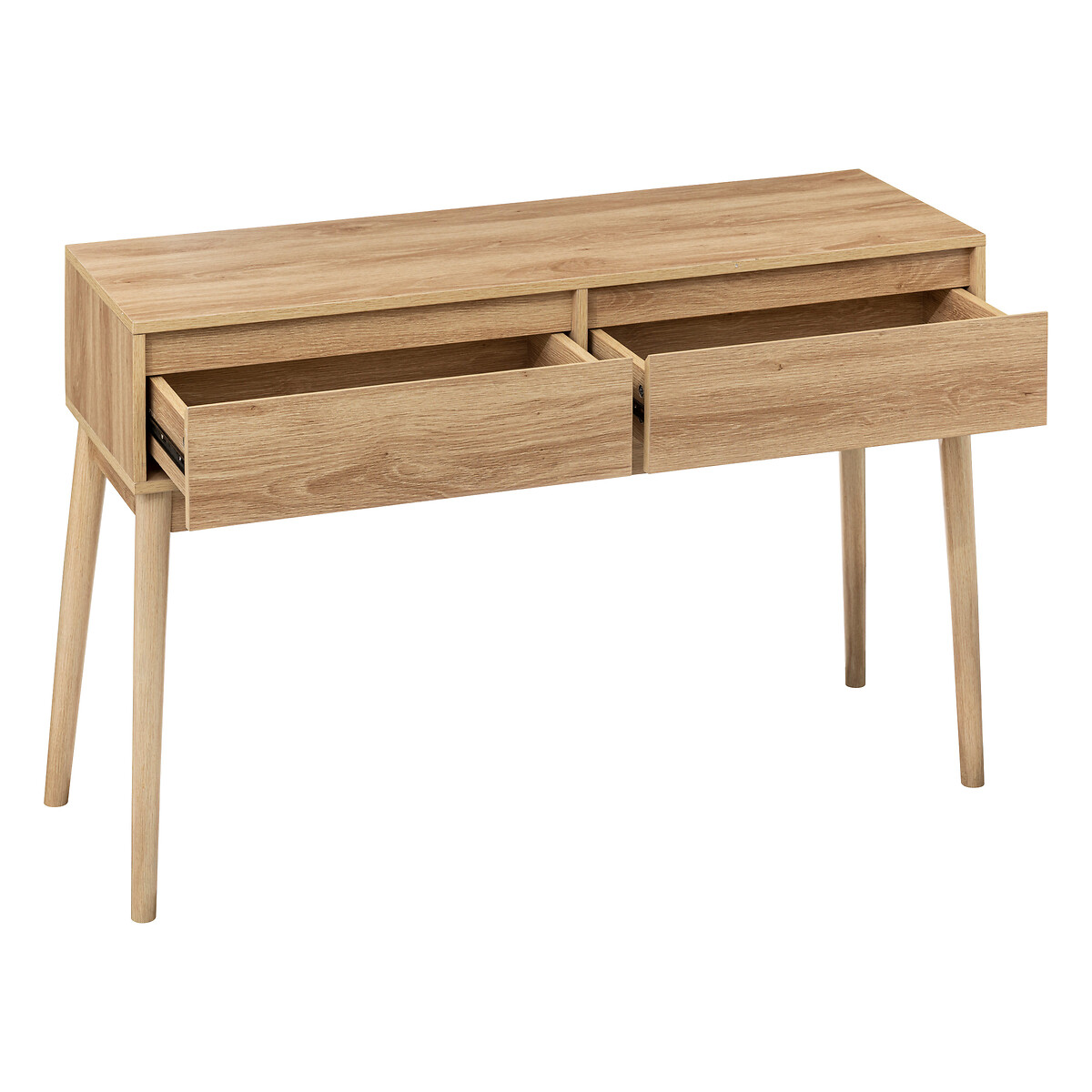 Consola ABANA bege em mdf com 2 gavetas,  Consola ABANA bege em mdf com 2 gavetas