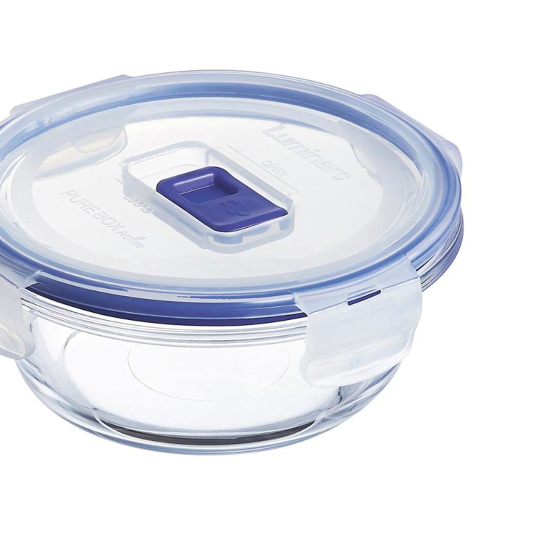 Caixa de conservação com tampa azul