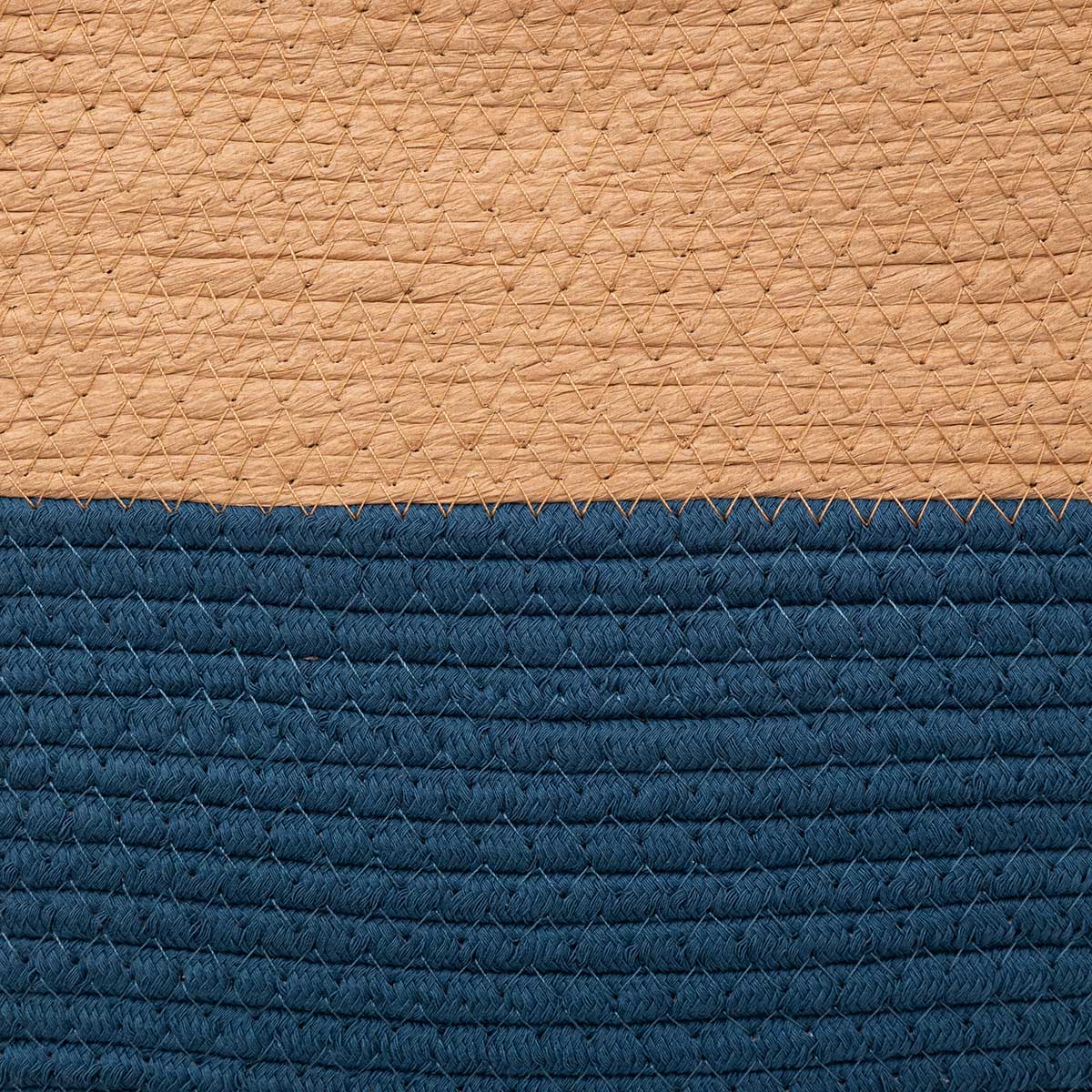 Cesto de arrumação wc SOLAR azul petróleo 25cm