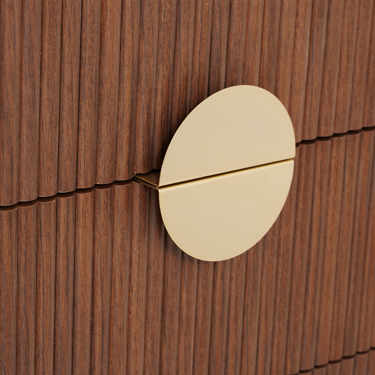 Cómoda com 4 gavetas WANY castanho escuro