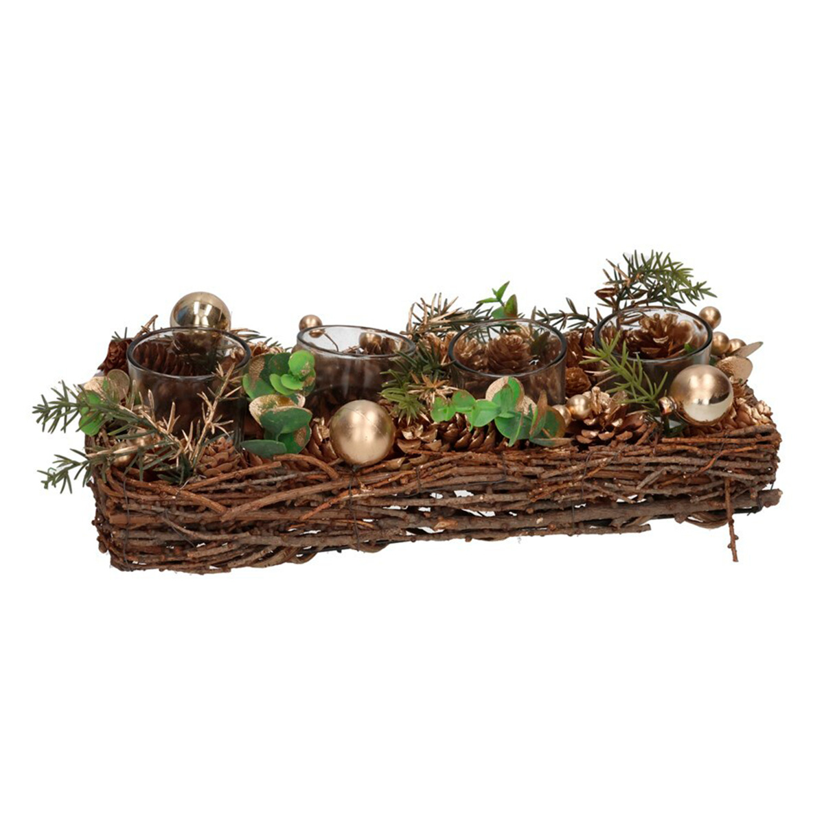 Casti&ccedil;al ramos para 4 velas