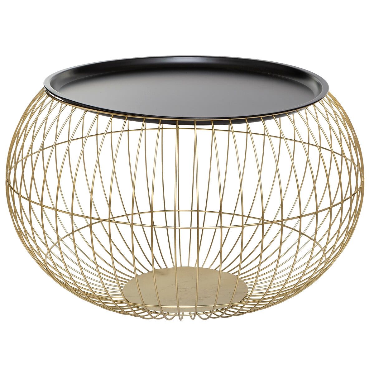 Mesa de apoio ALAYA dourada 49cm