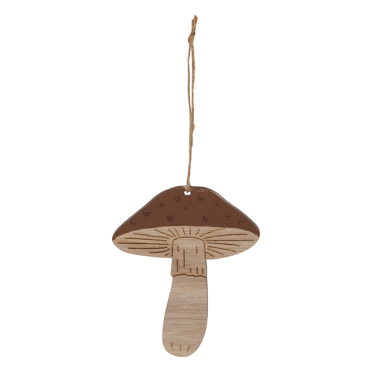 Conjunto de 2 pendurantes cogumelo 12cm