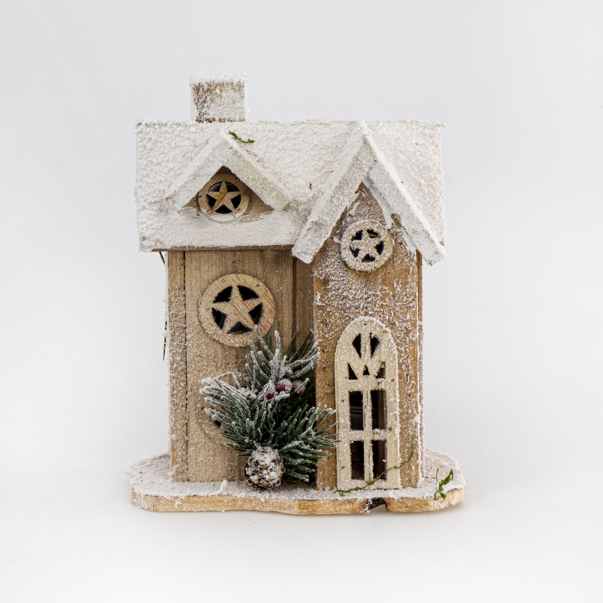 Casa luminosa em madeira