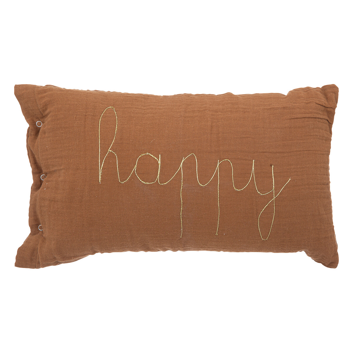Almofada gaze terracota HAPPY 30x50cm,  Almofada gaze terracota HAPPY 30x50cm
