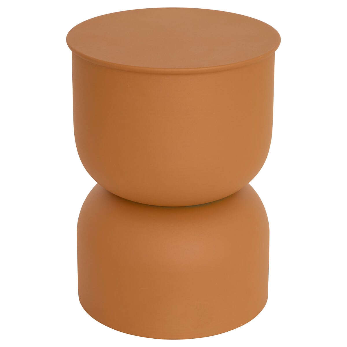 Mesa de centro PALOMBA ocre em metal