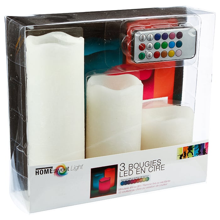 Velas led c/ comando