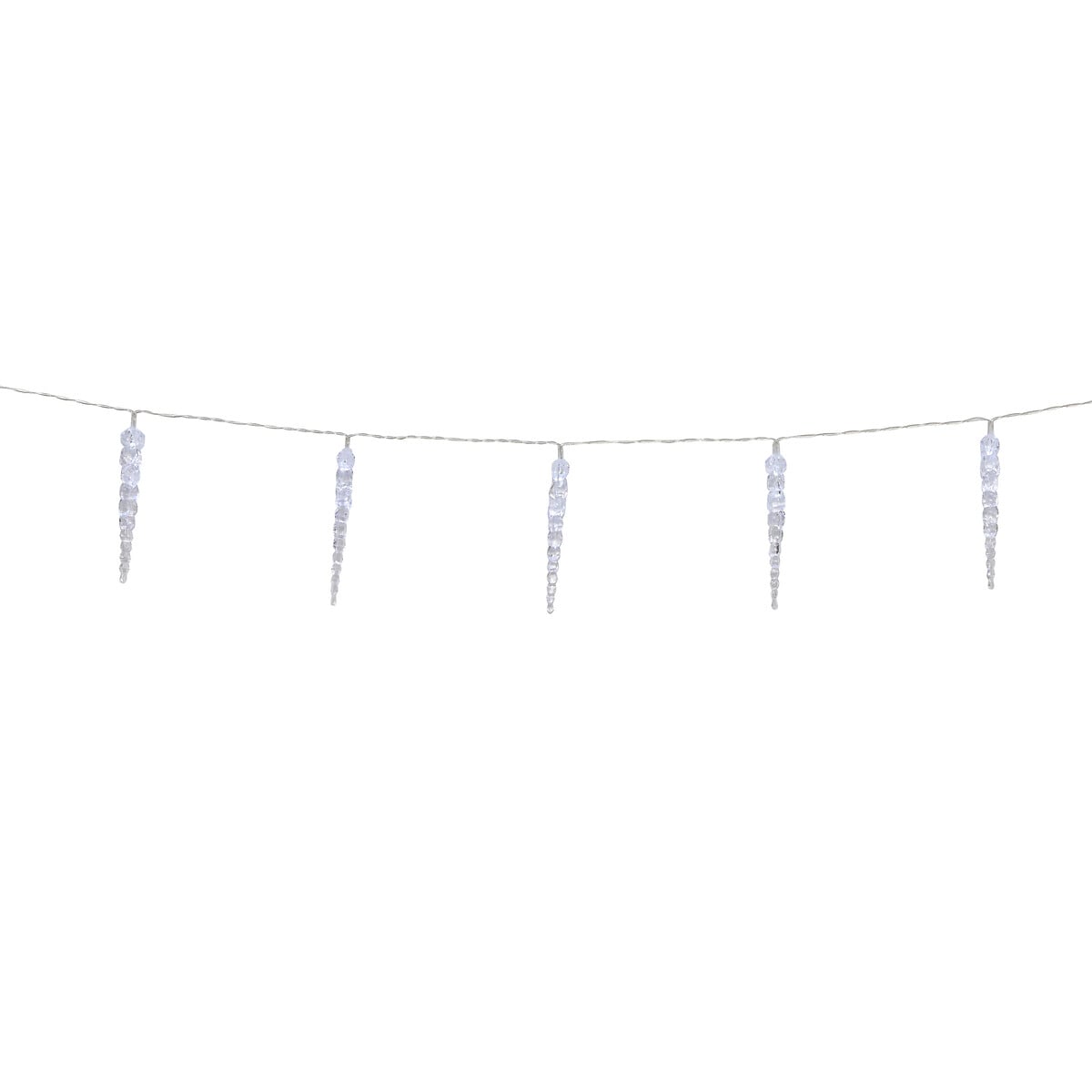 Grinalda luminosa efeito queda de neve com LED 165cm
