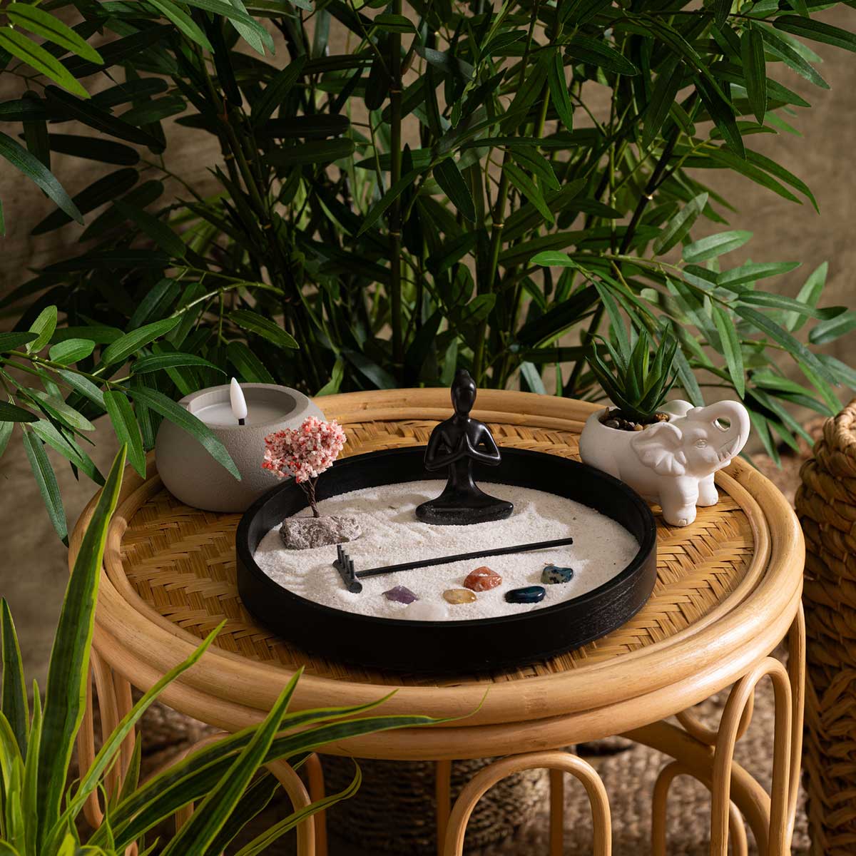 Jardim ZEN isana em madeira