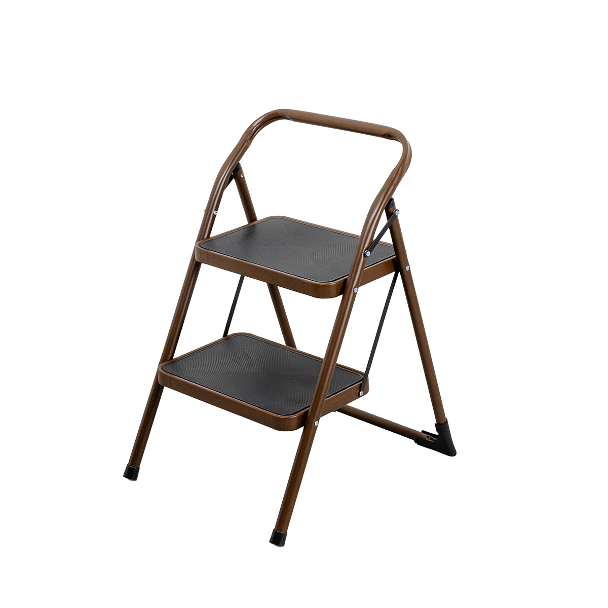 Escadote com 2 degraus em metal 96cm,  Escadote com 2 degraus em metal 96cm