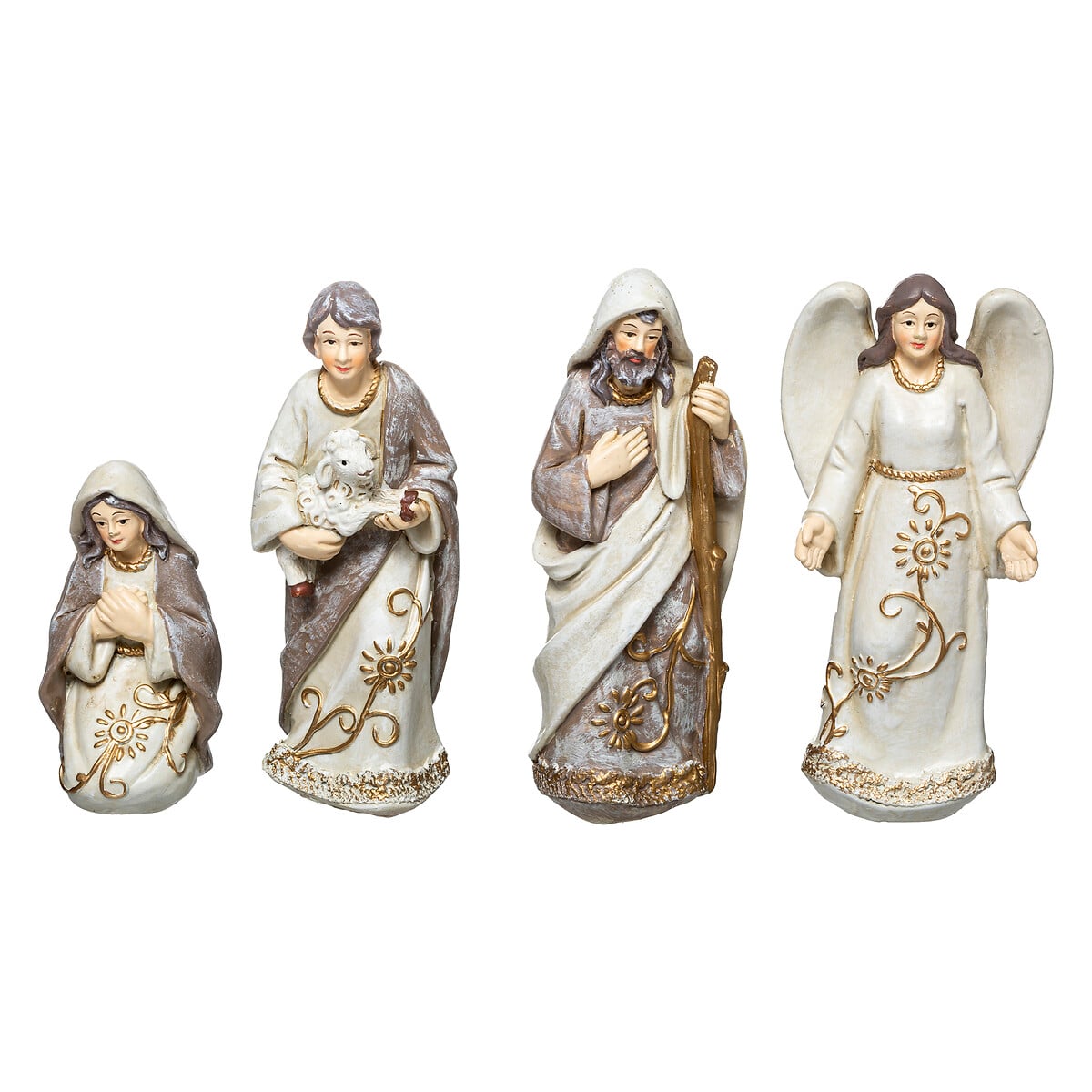 Pres&eacute;pio com 11 figuras e cen&aacute;rio