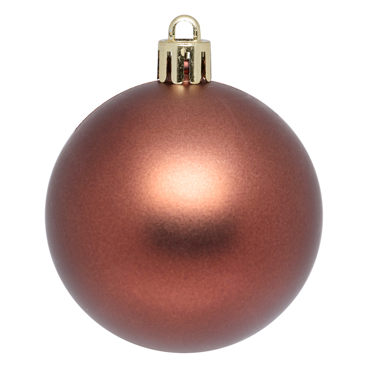 Conjunto 25 bolas de natal castanho 6cm