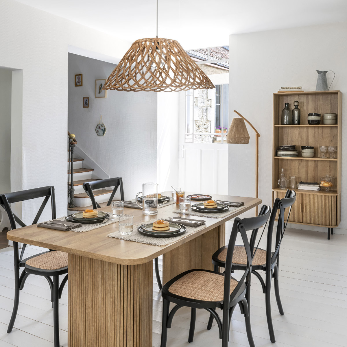 Estante COLVA bege em mdf 179,5cm,  Estante COLVA bege em mdf 179,5cm