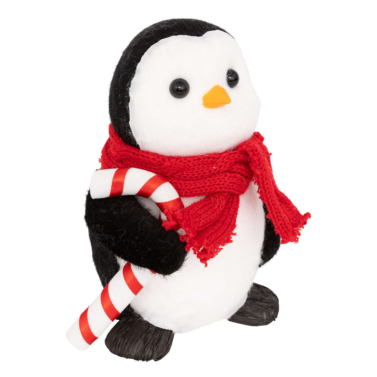 Figura de pinguim com bengala