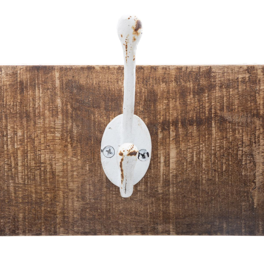 Cabide de madeira com 5 ganchos alvaro