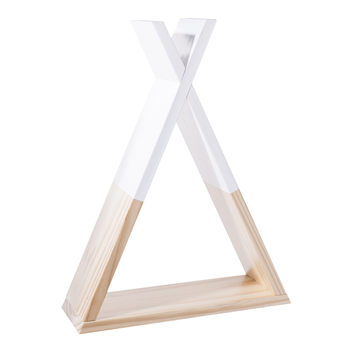 Prateleira TIPI de madeira 39x10x30cm