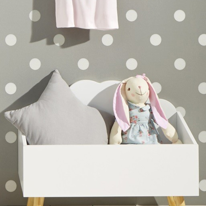 Caixa de brinquedos NUVEM 58x45x28cm