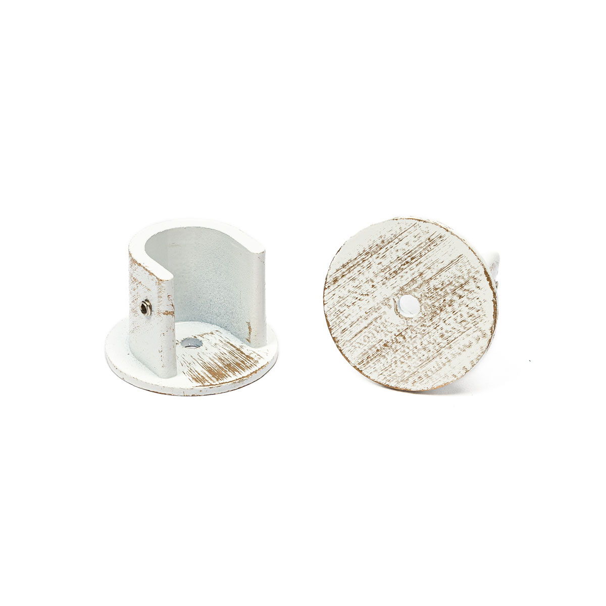 Conjunto 2 suportes parede brancos