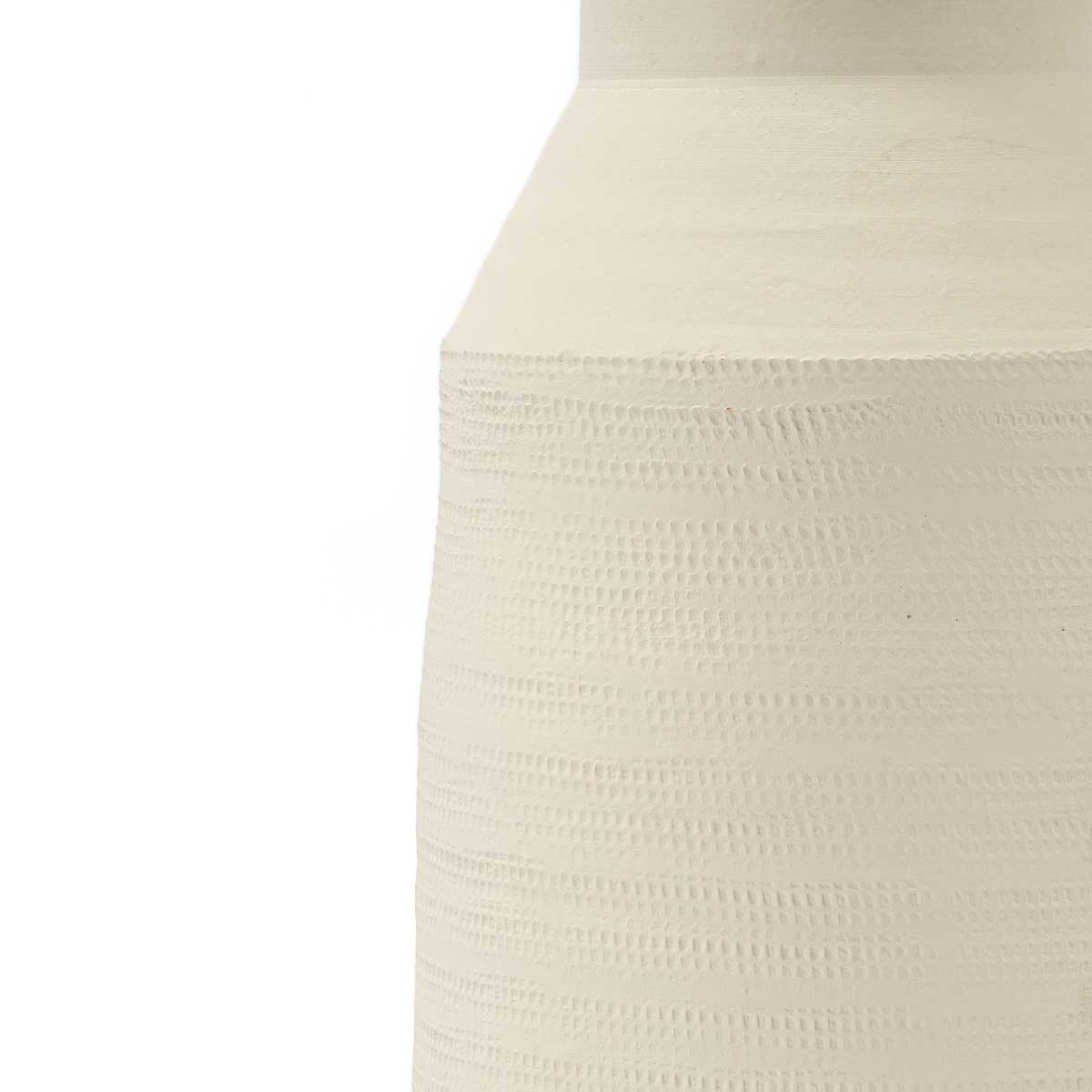 Jarra de cerâmica bege CARAVANE 40cm