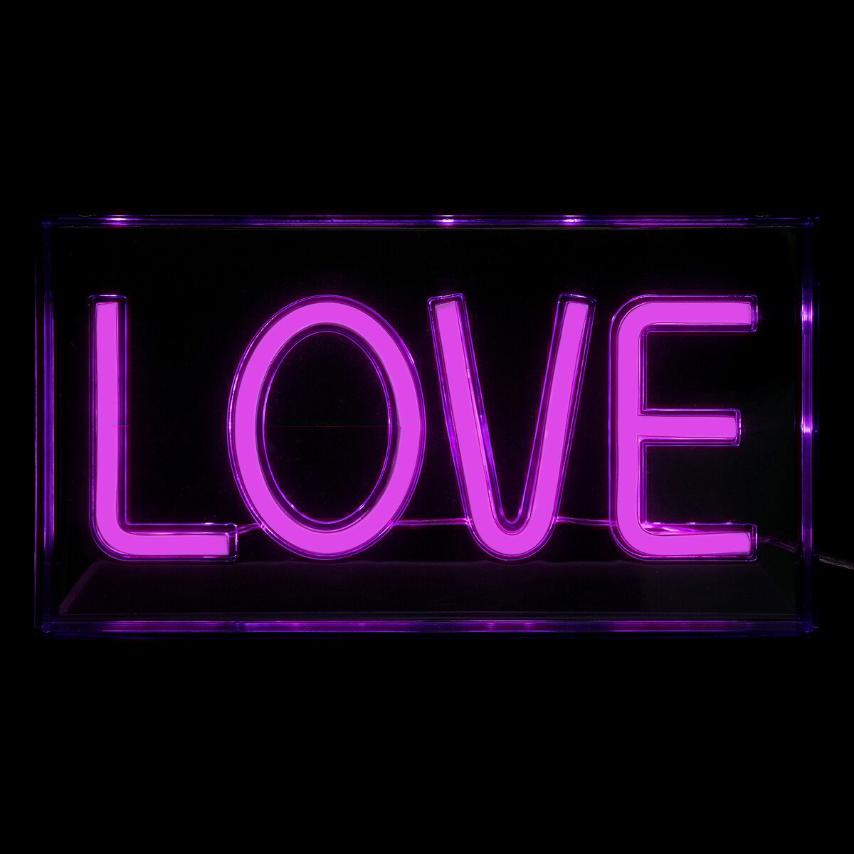 Decoração de mural led Neon love