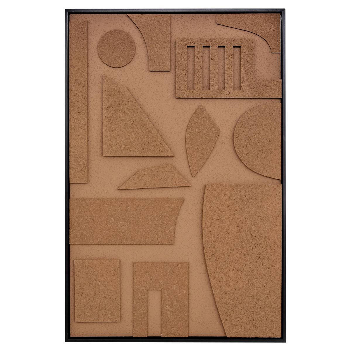 Quadro decorativo 3d  JILANI castanho 90x60cm