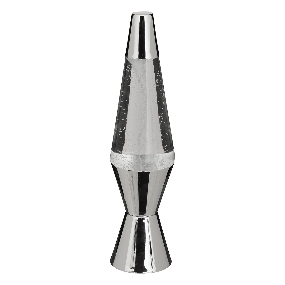 Candeeiro de mesa LAVA prateado 36,5cm