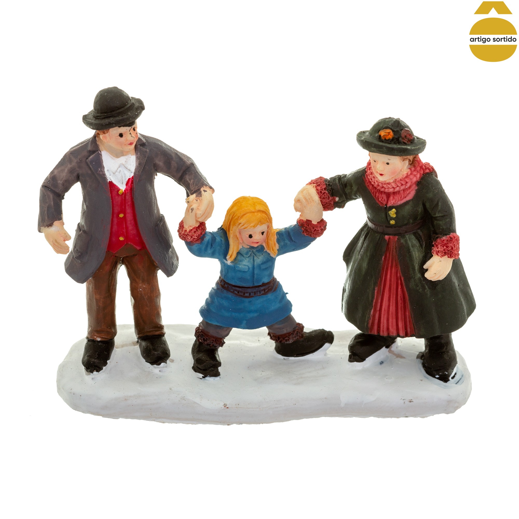 Figura decorativa na neve 10cm